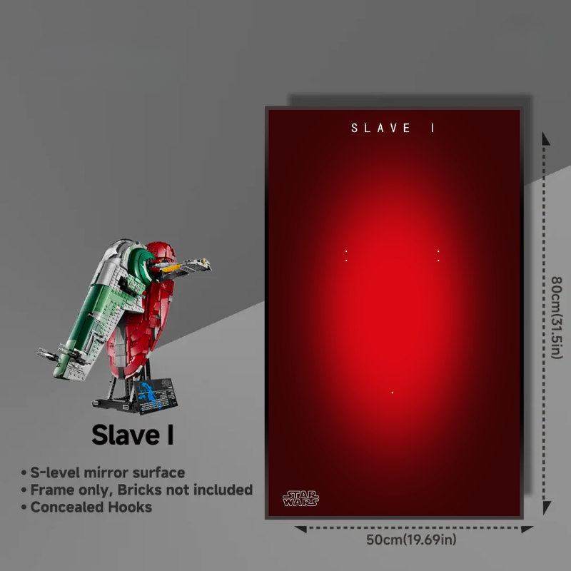 Wall frame for LEGO® Star Wars™ UCS 75060 Slave I