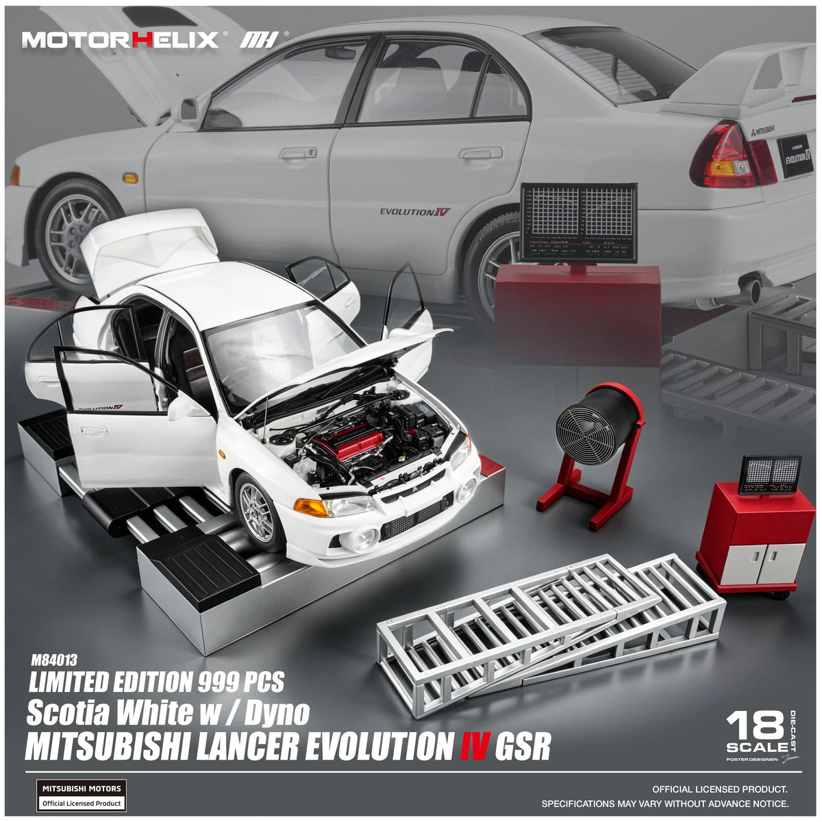 1:18 Mitsubishi Lancer Evolution IV GSR