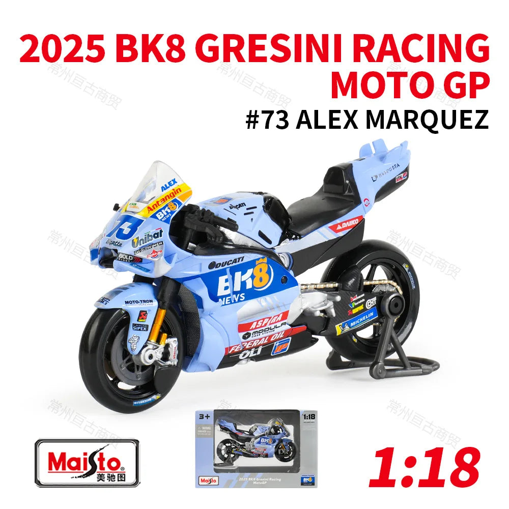 1:18 Bk8 Gresini #73 #54 Racing 2025