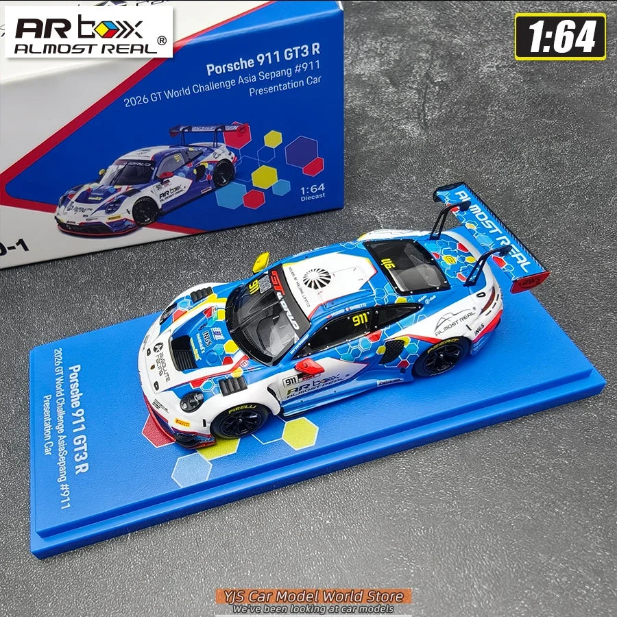 1:64 Porsche 911 GT3 R 2026 GT World Challenge Asia Sepang #911