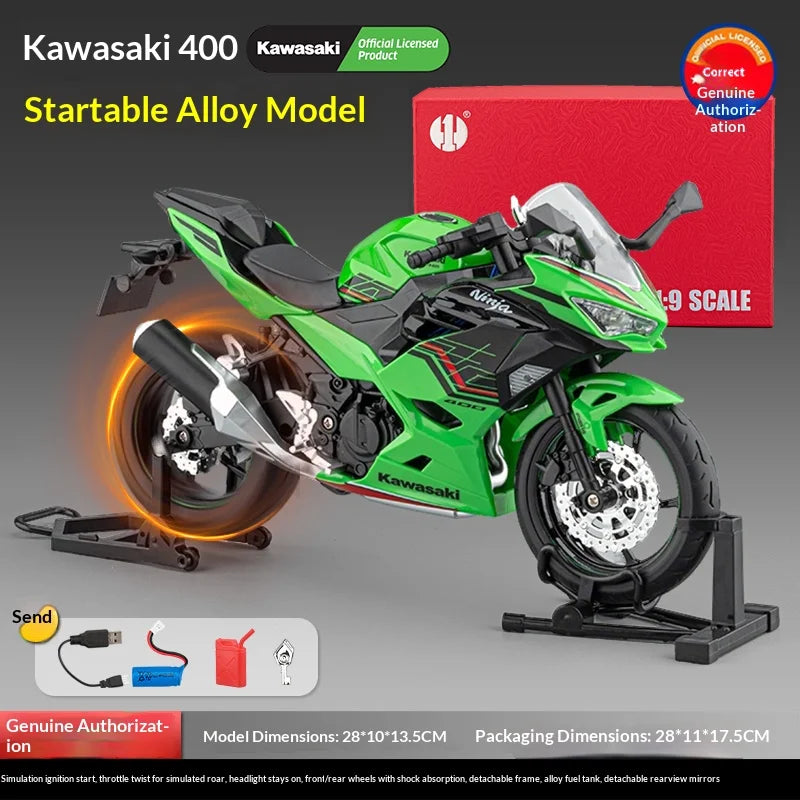 1:9 Kawasaki Ninja 400