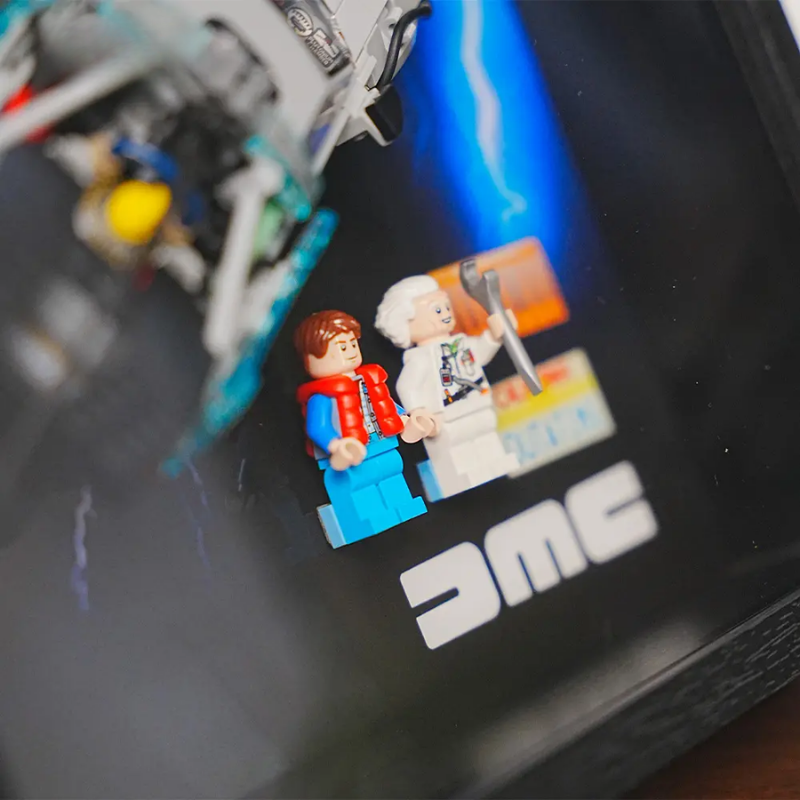Wide Acrylic Display Case for LEGO Time Machine (77256)