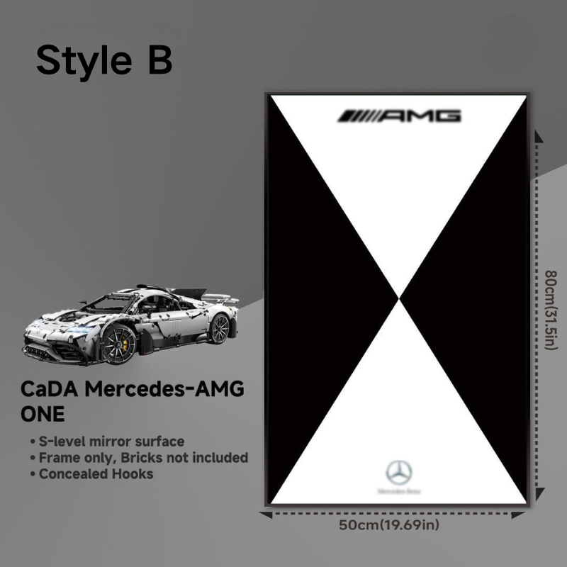 Wall Display Wall Frame for CaDA Mercedes-AMG ONE