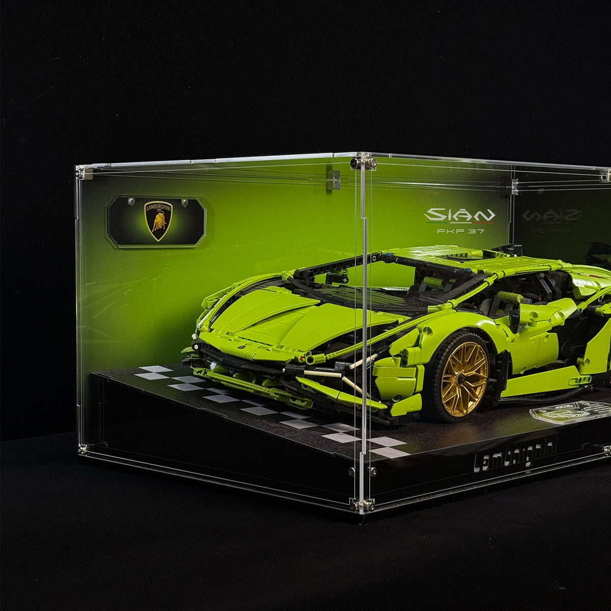 LEGO™ ShowCase for LEGO Technic F1 Lamborghini Sian FKP 37 42115 Ultra-high Translucent Acrylic