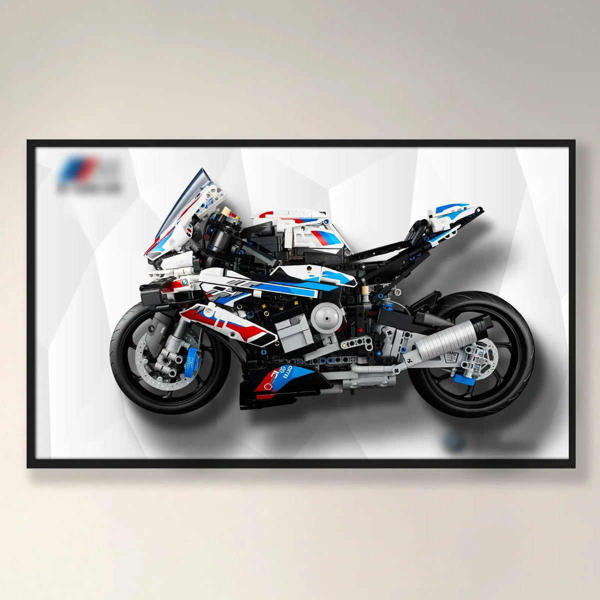 Display Wall Mount for Lego 42130 Technic™ BMW M 1000 RR lego Motorcycle