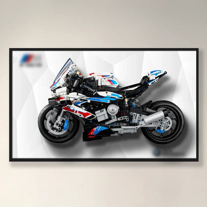 Display Wall Mount for Lego 42130 Technic™ BMW M 1000 RR lego Motorcycle