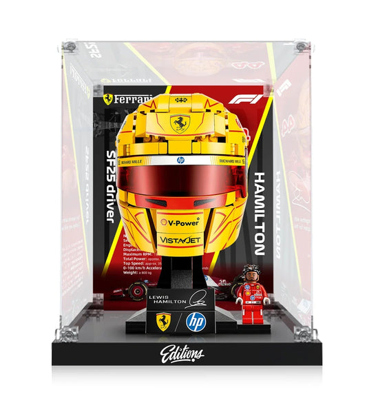Display Case for LEGO® Ferrari HP Lewis Hamilton Helmet 43022