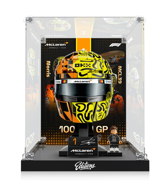 Display Case for LEGO® Editions McLaren Mastercard F1® Team Lando Norris Helmet 43023