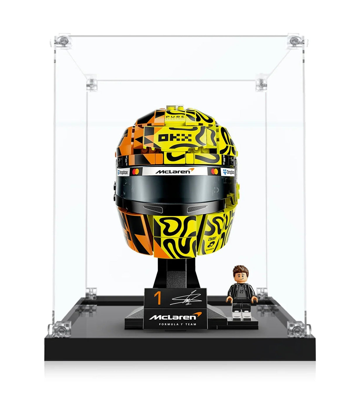 Display Case for LEGO® Editions McLaren Mastercard F1® Team Lando Norris Helmet 43023