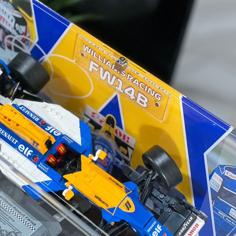 LEGO Display & Storage Case for ICONS Williams Racing FW14B & Nigel Mansell 10353