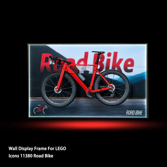 Wall Display Frame For LEGO Icons 11380 Road Bike