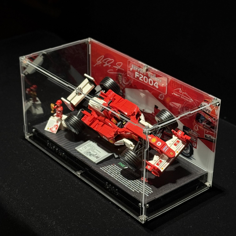 LEGO Display & Storage Case for ICONS 11375 Ferrari F2004 & Michael Schumacher