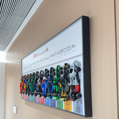 LEGO™ F1 Speed Champions 12-Race Car Display Frame – Display case only