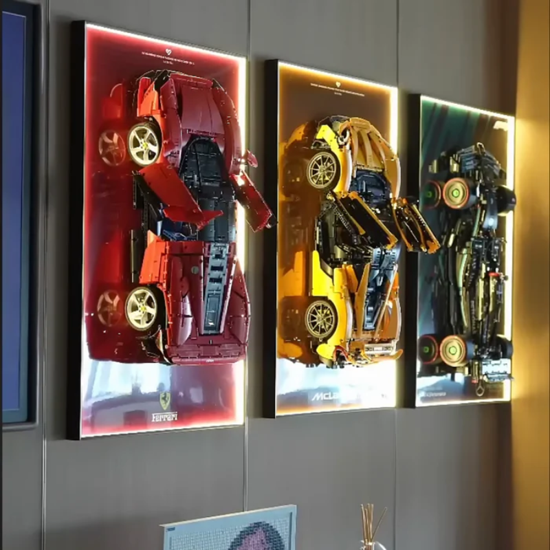Wall Display Frame for LEGO® Technic F1 42143 Ferrari Daytona SP3