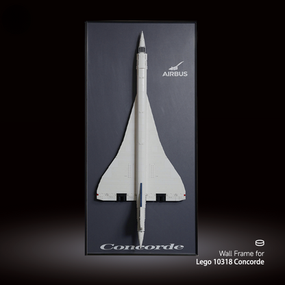 Wall Display Frames for LEGO® ICONS Concorde 10318