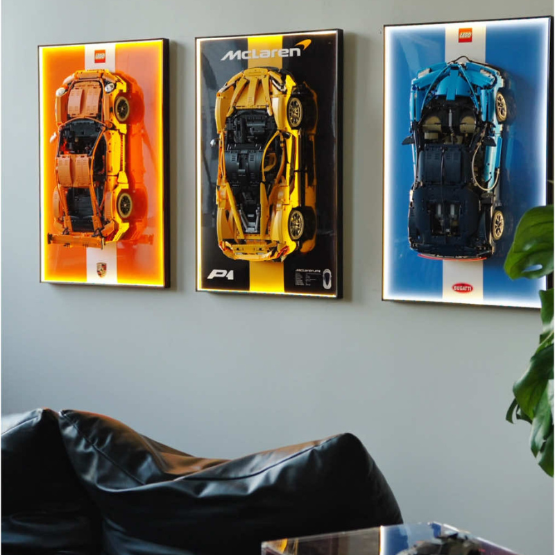 Wall Display Frame For LEGO® TECHNIC™ McLaren P1 42172