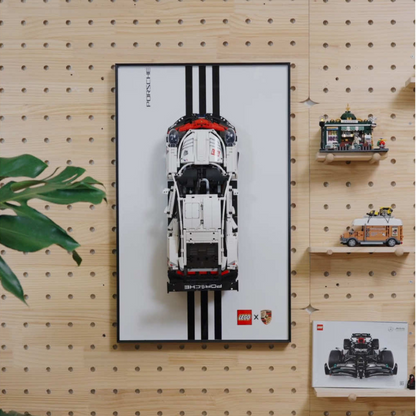 Wall Display Frame for LEGO® Technic Porsche 911 RSR 42096