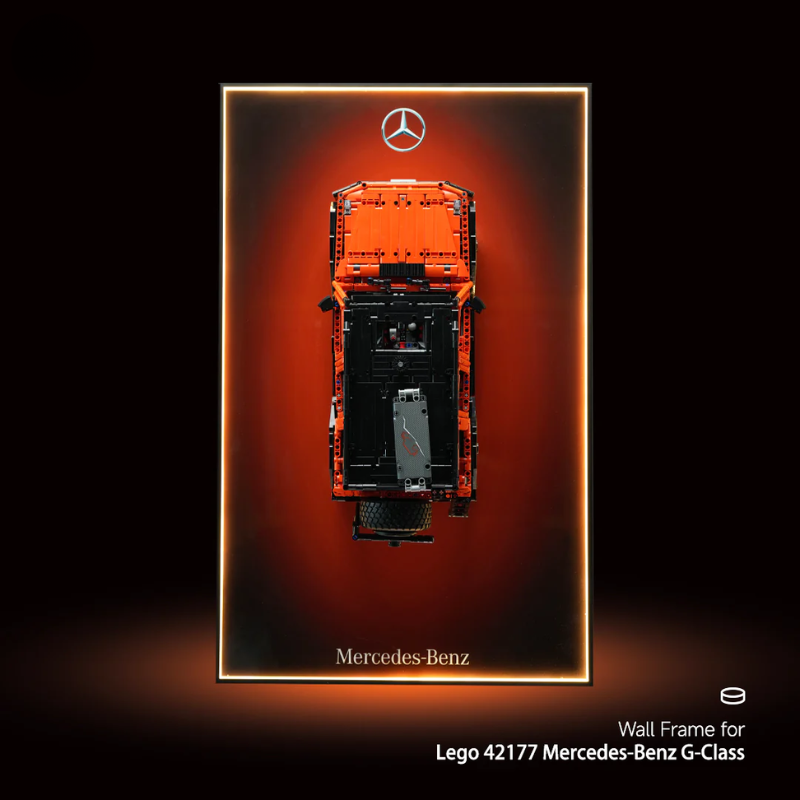 Wall Display Frame for LEGO® TECHNIC™ Mercedes-Benz G 500 PROFESSIONAL Line 42177
