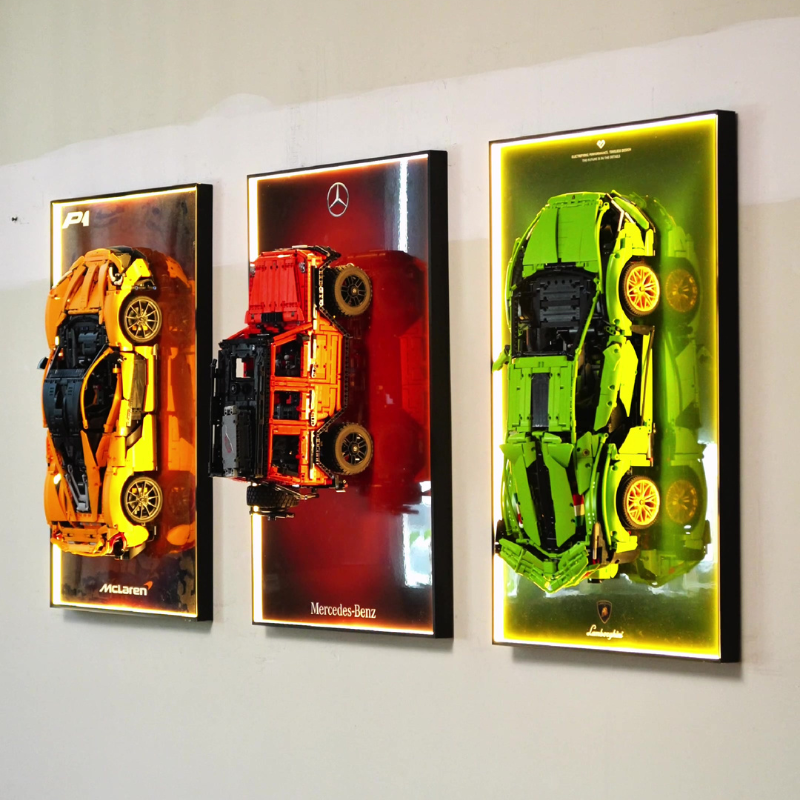 Wall Display Frame for LEGO® TECHNIC™ Mercedes-Benz G 500 PROFESSIONAL Line 42177