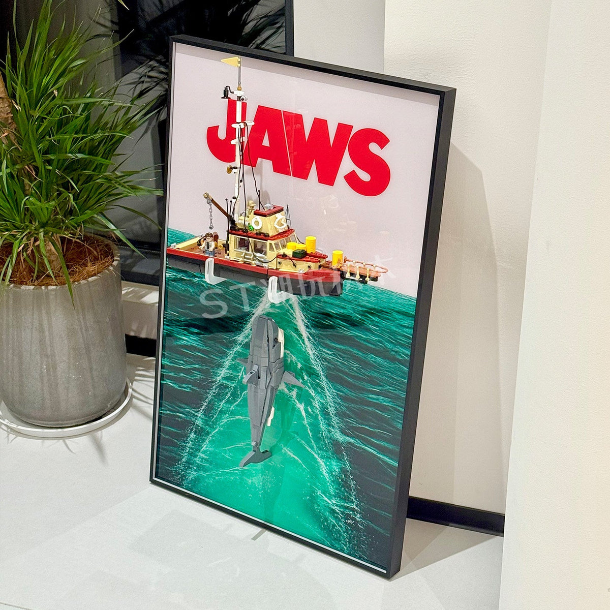 Wall Display Frames For LEGO® Ideas 21350 Jaws