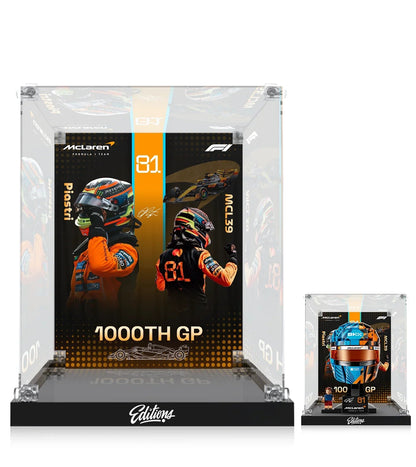 Display Case for LEGO® Editions McLaren Mastercard F1® Team Oscar Piastri Helmet 43017