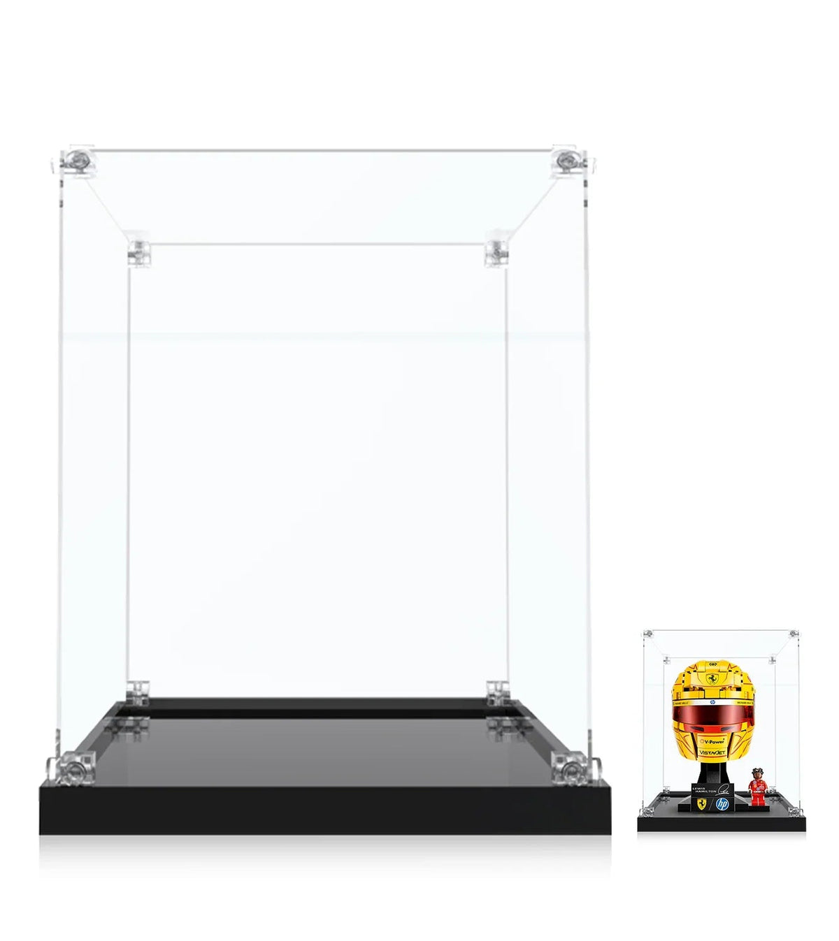 Display Case for LEGO® Ferrari HP Lewis Hamilton Helmet 43022