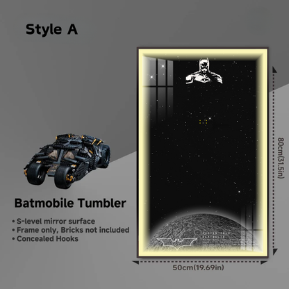 Wall Display Frame for LEGO® TECHNIC™ Batmobile Tumbler 76240