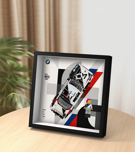 Wall Display Frame for LEGO Speed Champions BMW M3 (E30) 77263