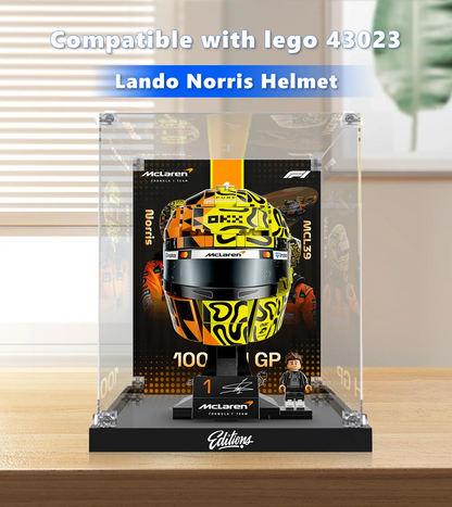 Display Case for LEGO® Editions McLaren Mastercard F1® Team Lando Norris Helmet 43023