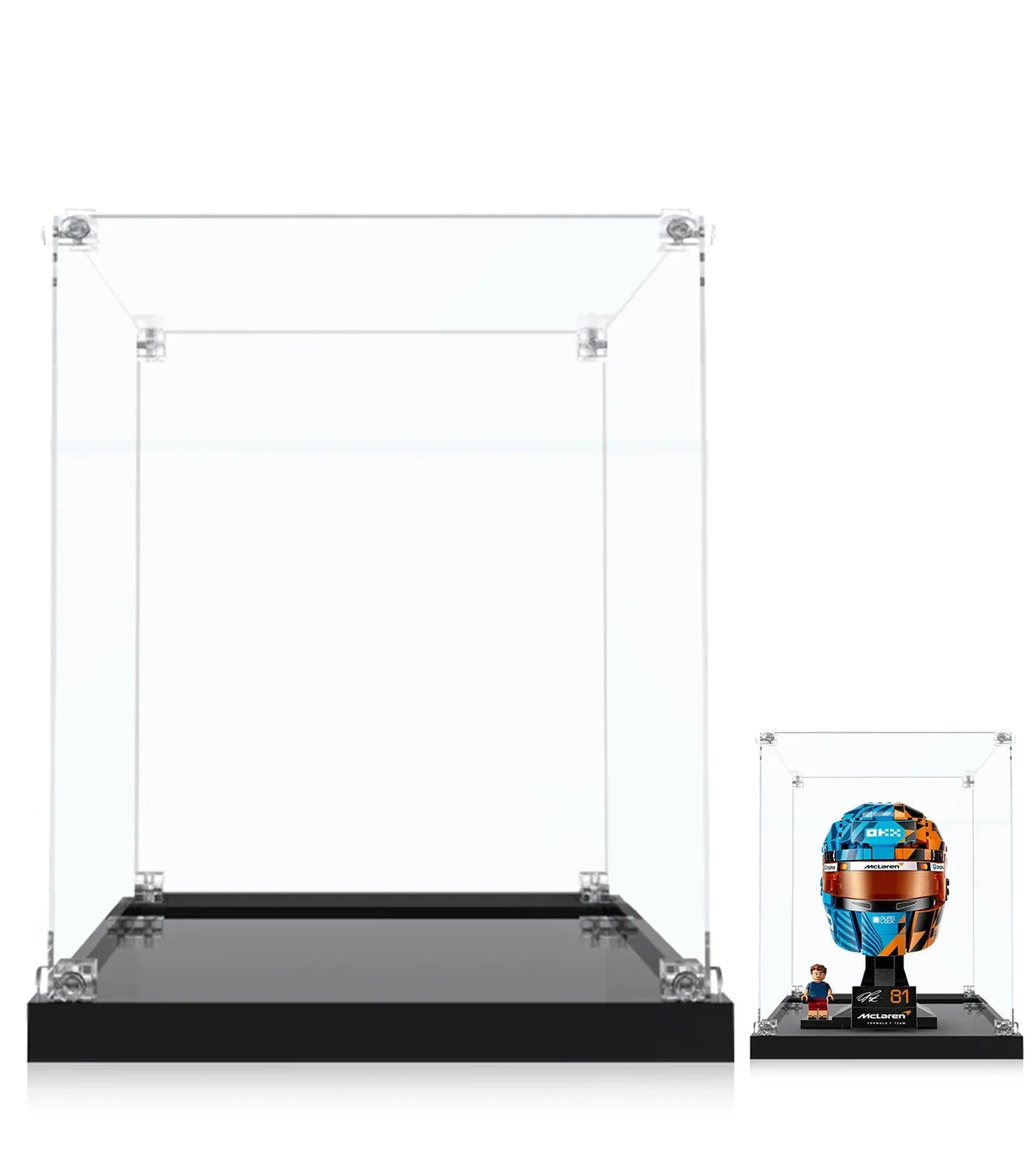 Display Case for LEGO® Editions McLaren Mastercard F1® Team Oscar Piastri Helmet 43017