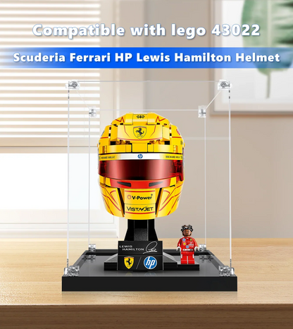 Display Case for LEGO® Ferrari HP Lewis Hamilton Helmet 43022