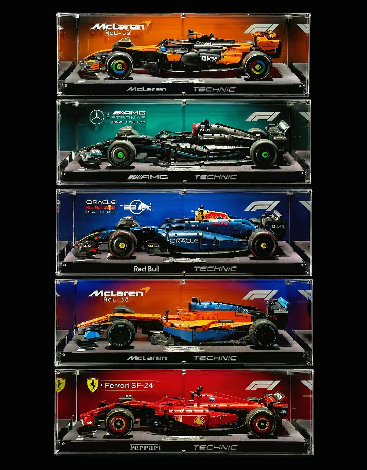 LEGO™ ShowCase for LEGO Technic Mercedes AMG F1 42171 Ultra-high Translucent Acrylic
