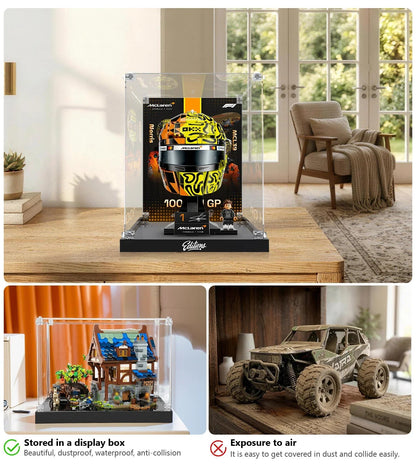 Display Case for LEGO® Editions McLaren Mastercard F1® Team Lando Norris Helmet 43023