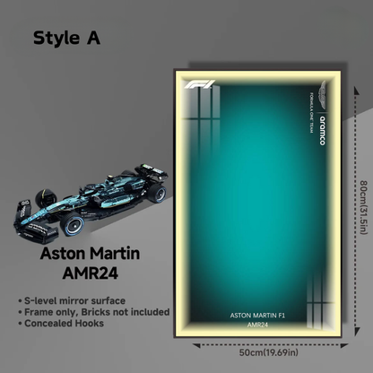 Wall Display frame for Aston Martin AMR24 Moc