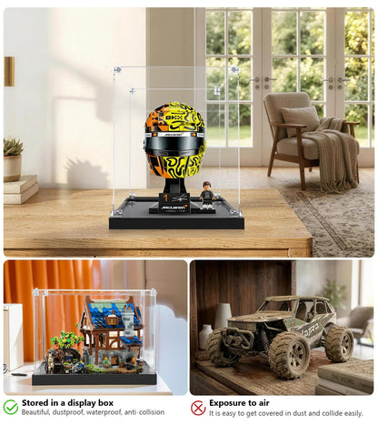 Display Case for LEGO® Editions McLaren Mastercard F1® Team Lando Norris Helmet 43023