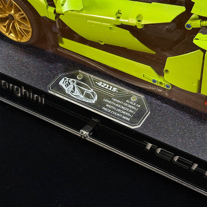 LEGO™ ShowCase for LEGO Technic F1 Lamborghini Sian FKP 37 42115 Ultra-high Translucent Acrylic