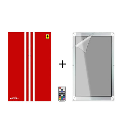 Wall Display Frame for Lego Ferrari 488 GTE 42125