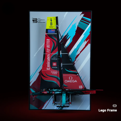 Wall Display frame for LEGO® TECHNIC™ Emirates Team New Zealand AC75 Yacht 42174