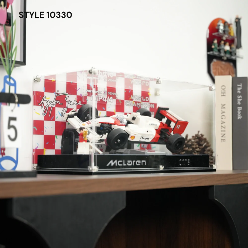 LEGO Display & Storage Case for ICONS McLaren MP4/4 & Ayrton Senna 10330