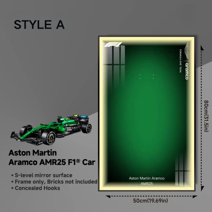 Wall Display Frame For LEGO Technic F1 42240 Aston Martin AMR25