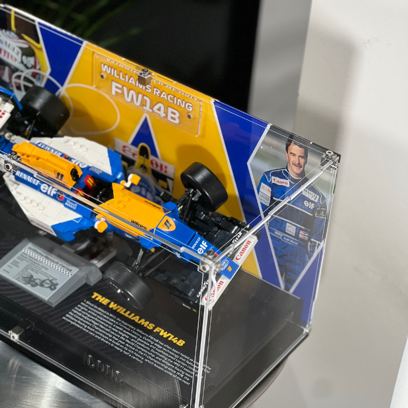 LEGO Display & Storage Case for ICONS Williams Racing FW14B & Nigel Mansell 10353