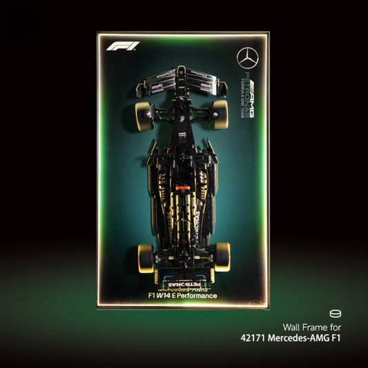 Wall Display Frame for LEGO® Technic F1 42171 Mercedes-AMG F1