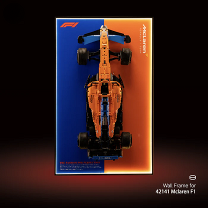 Wall Display Frame for LEGO® Technic McLaren MCL36 F1 Race Car 42141
