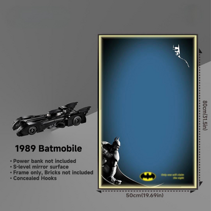 Wall Display frame for LEGO® TECHNIC™ 1989 Batmobile 76139