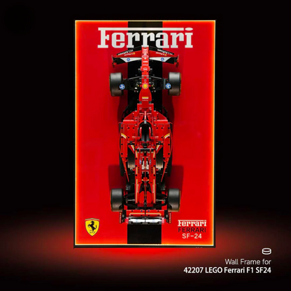 Wall Display Frame For LEGO® TECHNIC™ Ferrari F1 SF24 42207