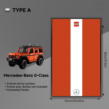 Wall Display Frame for LEGO® TECHNIC™ Mercedes-Benz G 500 PROFESSIONAL Line 42177