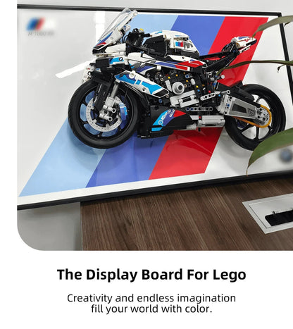Display Wall Mount for Lego 42130 Technic™ BMW M 1000 RR lego Motorcycle