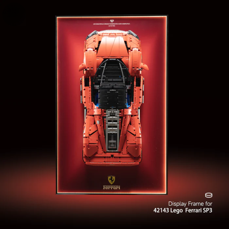 Wall Display Frame for LEGO® Technic F1 42143 Ferrari Daytona SP3