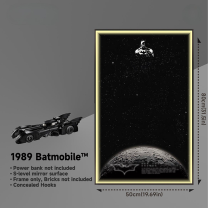 Wall Display frame for LEGO® TECHNIC™ 1989 Batmobile 76139