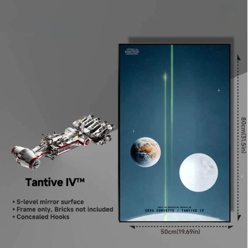 Wall Display frame for LEGO® STAR WARS™ 75244 Tantive IV™